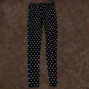 Black and white pants